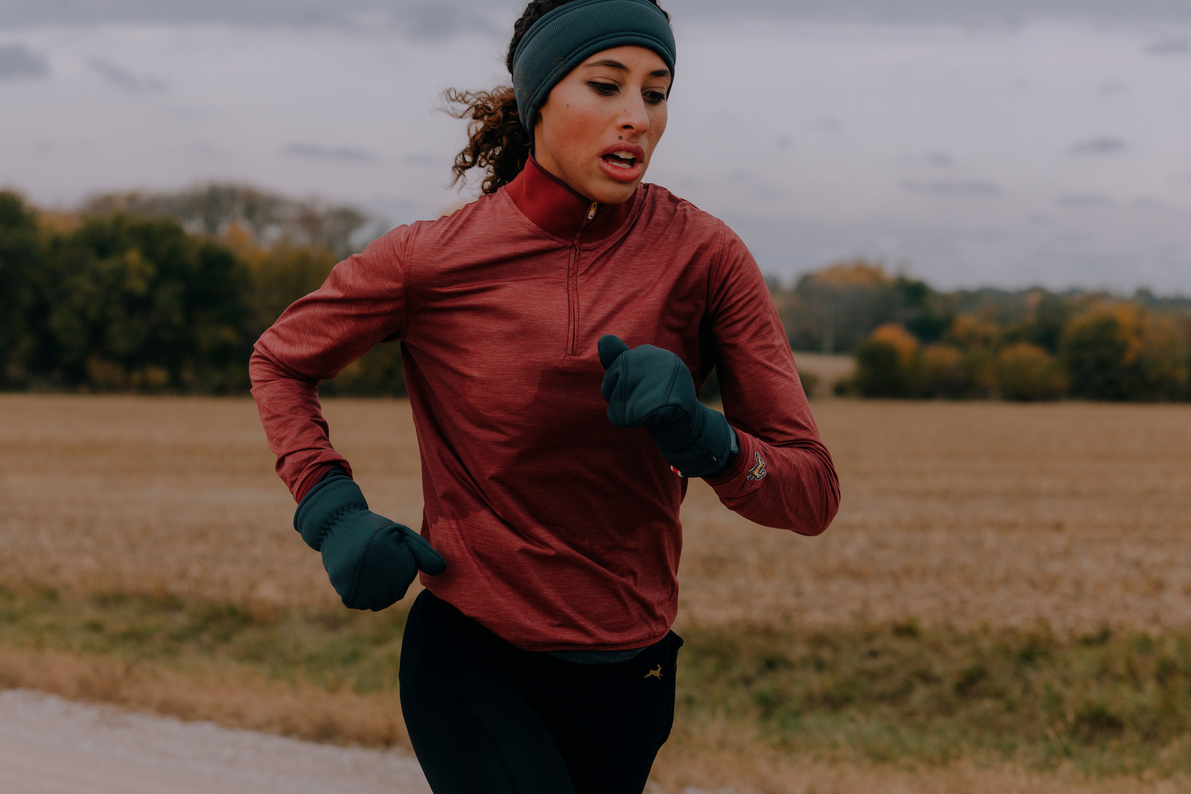 Women's Cropped Session Quarter Zip | Tracksmith
