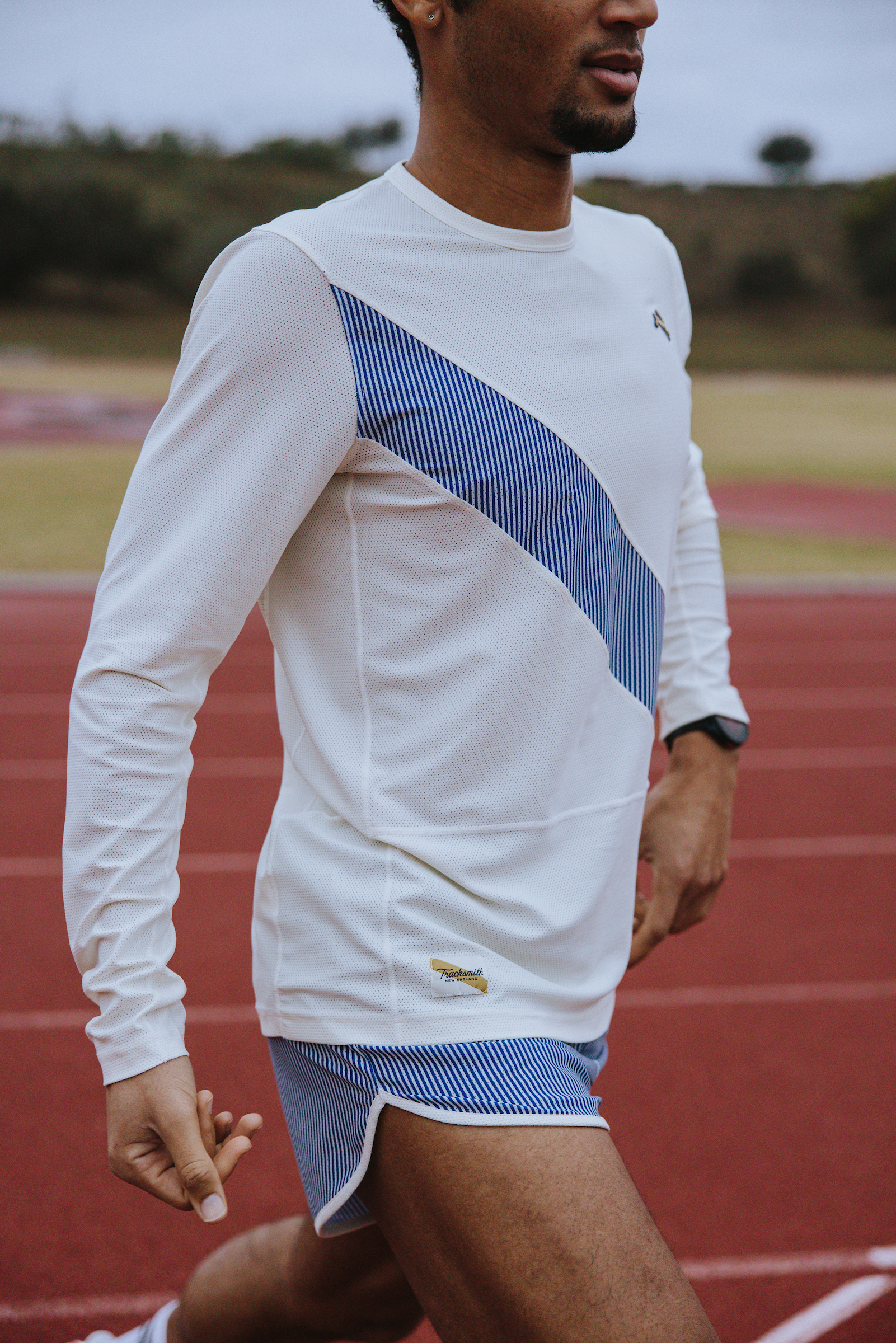 【1993studio】22FW★ Vintage Track Jersey Long Sleeve Men's Van Cortlandt Long Sleeve | Tracksmith