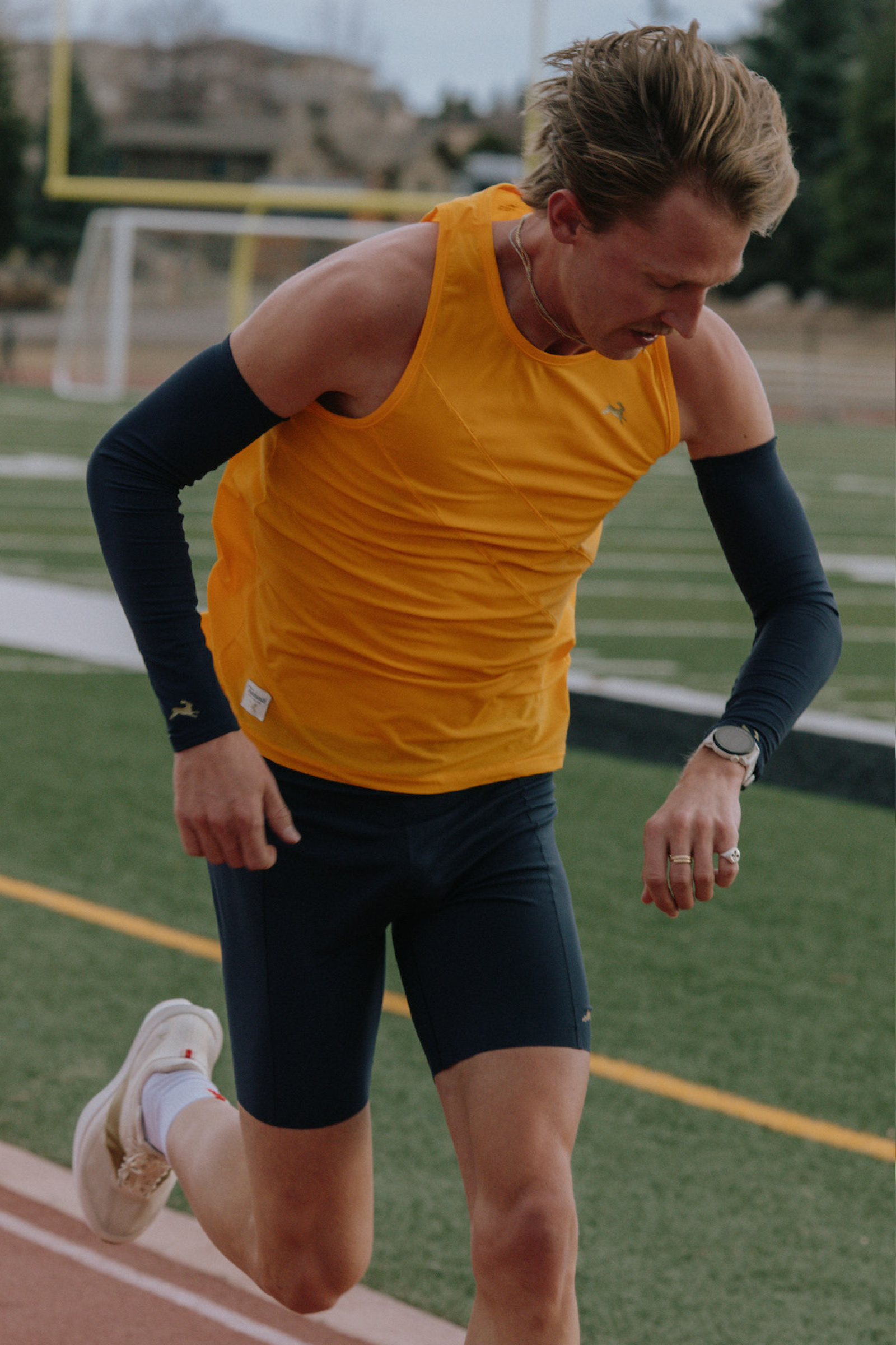 Men's Strata Half Tights | Tracksmith